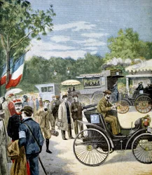 Biltillförlitlighetsförsök mellan Paris och Rouen, sponsrad av Le Petit Journal, 1894