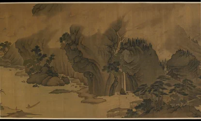 Autumn River in the Rain and Clouds, 1500-talet.