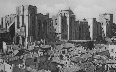 Avignon - Popes Palace East Side, c1925