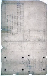 Babbage Engines En teckning av Charles Babbage