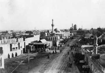 Bagdad från norra porten, Irak, 1917-1919