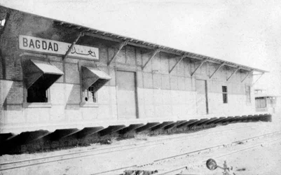 Bagdad södra tågstation, Irak, 1917-1919