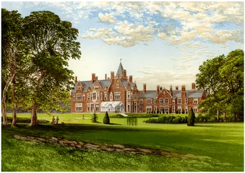 Bagshot Park, Surrey, hem för hertigen av Connaught, c1880.