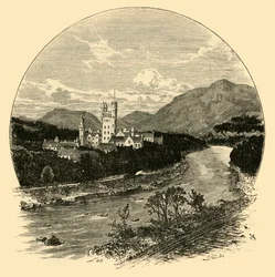 Balmoral Castle, från vägen, 1898.