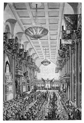 Bankett för drottningen i Guildhall, London, 1837, 1900
