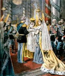 Dopet av storfurstinnan Tatiana, dotter till Nikolaj II av Ryssland, 1897