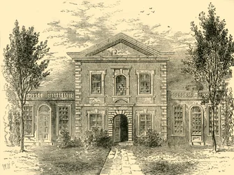 Barber-Surgeons Hall 1800, c1872.
