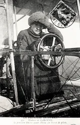 Baronessan Raymonde Delaroche, fransk flygare, 1909