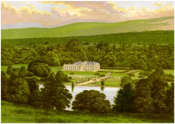 Barons Court, County Tyrone, Nordirland, hem för hertigen av Abercorn, c1880