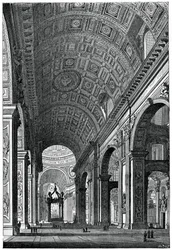 Peterskyrkan, Rom, 1870