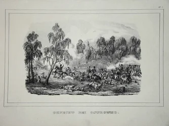 Strid mellan ryska trupper och franskt kavalleri nära Ostrovno 25-26 juli 1812