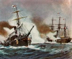Slaget mellan Meteor och Bouvet utanför Havanna, 9 november 1870, 1936.