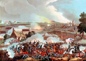 Slaget vid Waterloo, Belgien, 1815