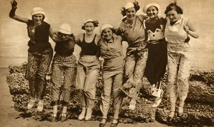 Strandpyjamas, 1930, 1933.