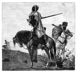 Beduiner vid bön, c1890