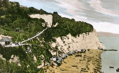 Beer Beach, Devon, tidigt 1900-tal