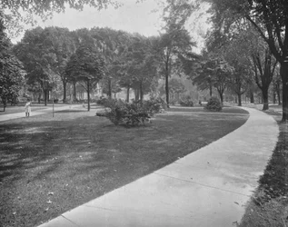 Belle Isle Park, Michigan, USA, c1900.