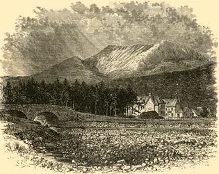 Ben Bay och Kinlochewe Hotel, 1898.