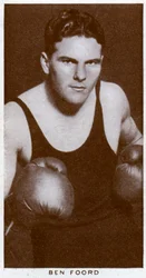 Ben Foord, sydafrikansk boxare, 1938