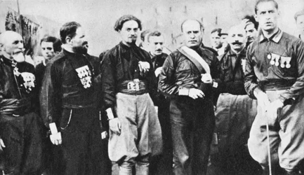 Benito Mussolini 1883-1945 italiensk fascistdiktator, 1922