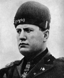 Benito Mussolini 1883-1945, italiensk fascistdiktator, 1922 1936