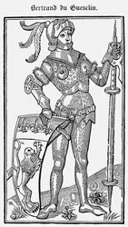 Bertrand du Guesclin Från The Book of Deeds of Sir Bertrand du Guesclin, 1487