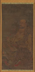 Bhadra, Den sjätte Luohan, daterad 1345.