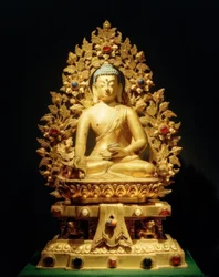 Bhaisajyaguru-Vaiduryaprabharaja / Skulptur, 18. Jhdt.