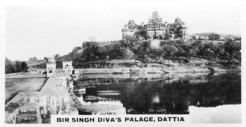 Bir Singh Deos-palatset, Datia, Indien, c1925