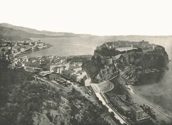 Fågelperspektiv, Monte Carlo, Monaco, 1895.