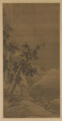 Fåglar i vinterträd, 1500-1600-talet.