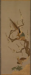 Fåglar i ett träd, 1700-1800-talet.