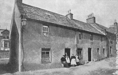 Födelseort för JM Barrie 1860-1937, skotsk dramatiker och romanförfattare, Kirriemuir, Angus, Skottland
