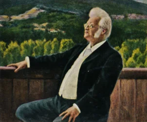 Björnstjerne Björnson 1832-1910. - Målad av Erik Werenskiold, 1934.