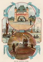 Blackwall Tunnel, London, c1900