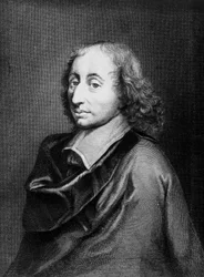 Blaise Pascal, fransk matematiker, fysiker och filosof, ca 1650