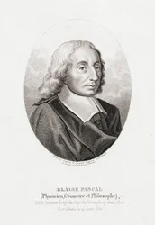 Blaise Pascal, fransk matematiker, fysiker och teolog, ca 1660