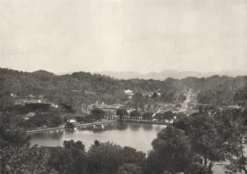 Utsikt över Kandysjön från Greory Road till NNV, 1926