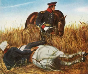 Blücher vid slaget vid Ligny, 16 juni 1815, 1936.