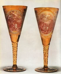Bohemiska glasögon, 1800-talet, 1948.