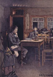 Bonaparte 1792 som en frequenter av en sex-sous-restaurang i Paris, 1896