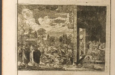 Dryckande illustration från resor till den store hertigen av Muscovy och kungen av Persien av Adam Ole