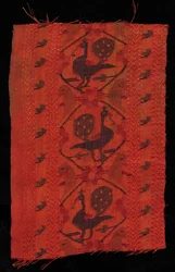 Bård med påfågelsmotiv, 1600-talet