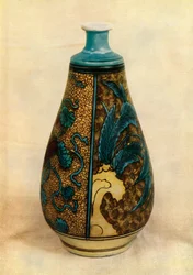Flaska - Japansk Kutani, sent 1600-tal, 1945.