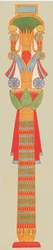 Buketthuvudstad, Thebe, Egypten, 1928.