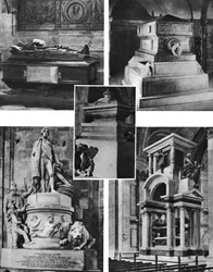 Storbritanniens härliga döda hedrade av grav och monument i St Pauls Cathedral, 1926-1927