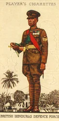 Brittiska Honduras försvarsstyrka, 1936.