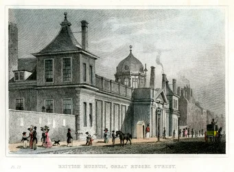 British Museum, Great Russell Street, London, 1800-talet