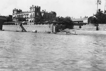 Brittiskt generalhögkvarter, Bagdad, Mesopotamien, första världskriget, 1918