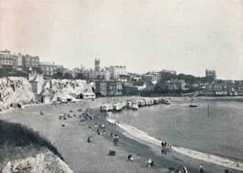 Broadstairs - allmän utsikt från klipporna, 1895